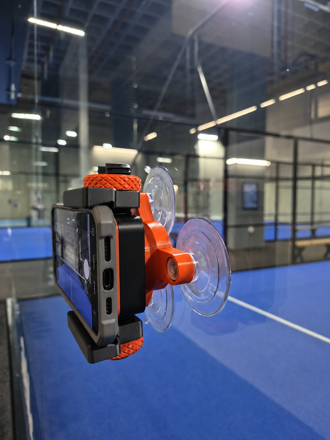 RallyCam recording a padel match